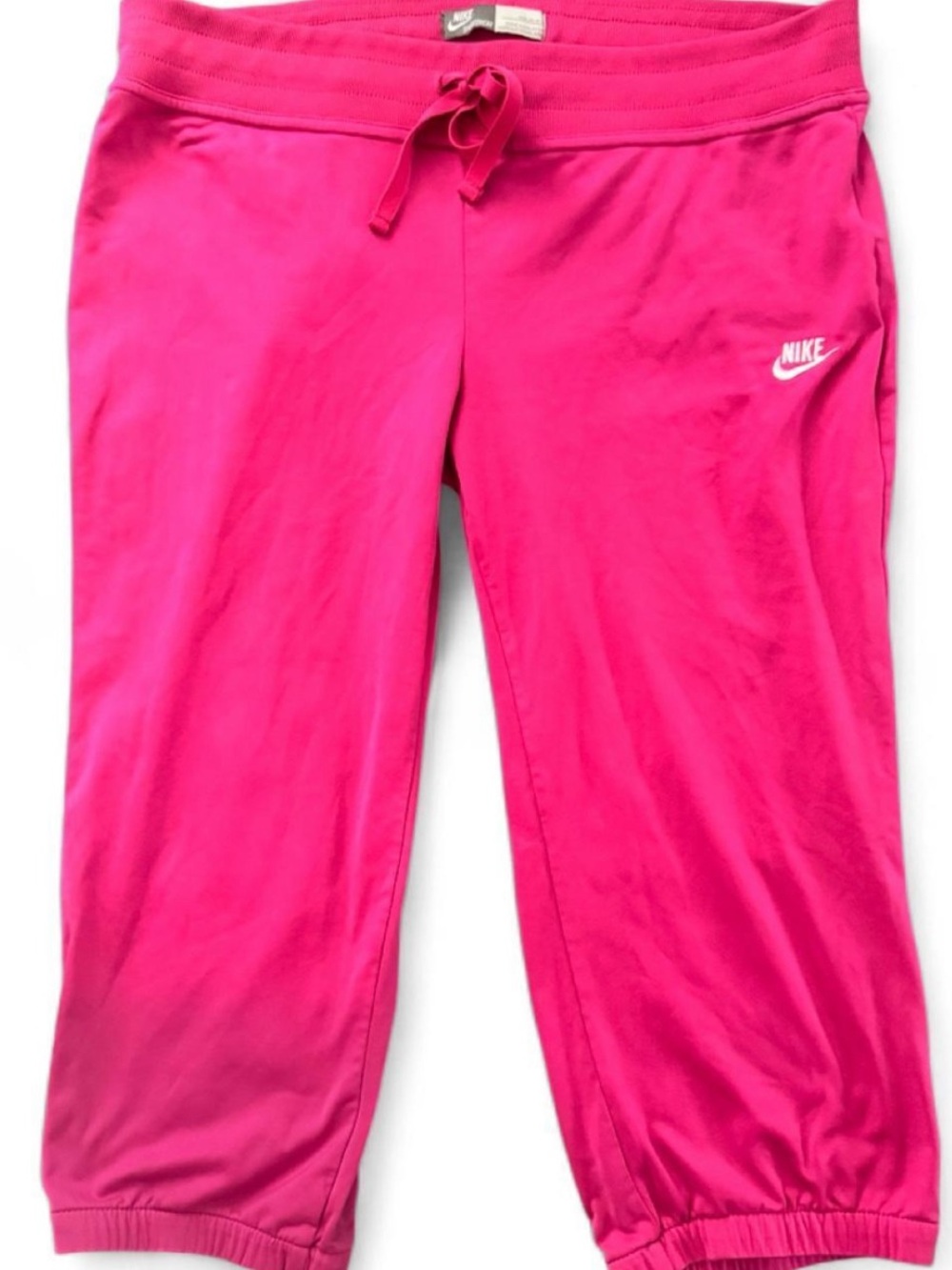 Y2K hot pink Nike athletic/lounge capri